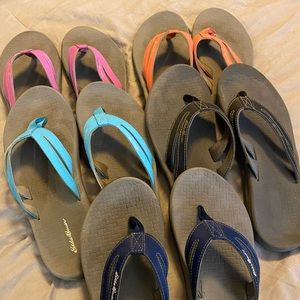 Eddie Bauer Flip Flops/5 Pairs for $25